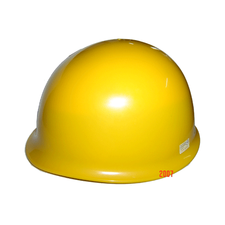 日式工作帽 ABS 黃