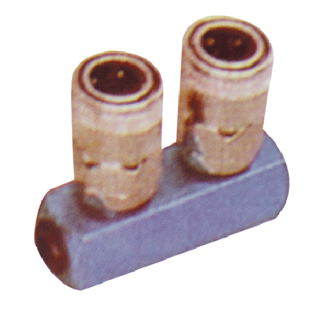 快速接頭 二通 圓型 附頭