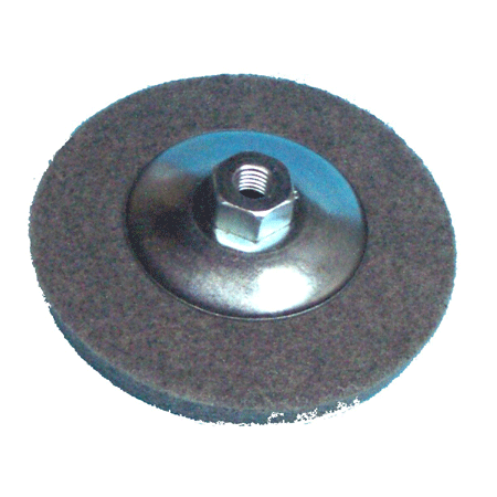 "碟型不織布輪4""X80#"