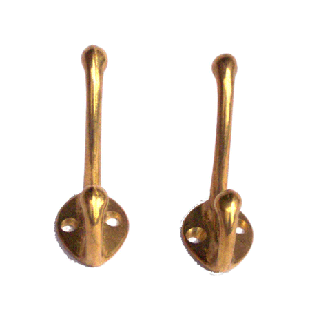 電銅 帽勾 DIY (二支入)